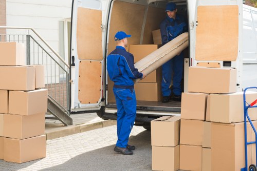 Man with van removal service helping with a local move in Lambeth