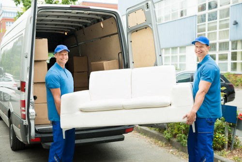 Customer complaint process illustration for a man with van service