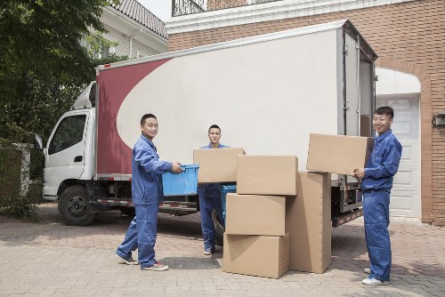 Removal team working on a residential move in Lambeth