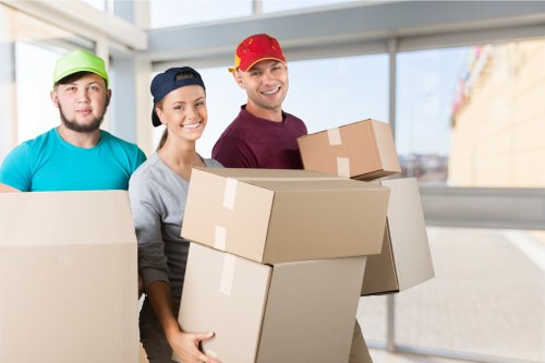 Removal van serving residential moves in Lambeth