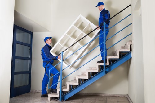 Local moving team handling a flat move in Lambeth
