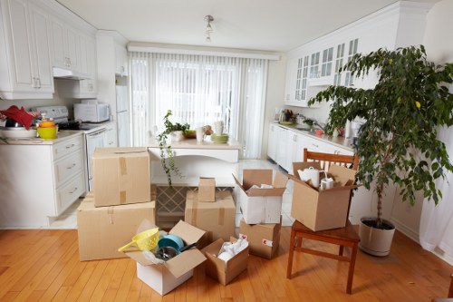 Office removals team planning a business relocation in Lambeth