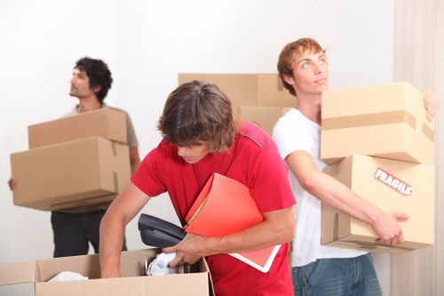 Packing and loading furniture for a Lambeth move