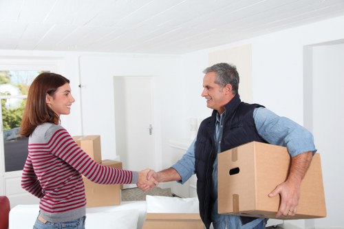 Removal van prepared for a medium household move