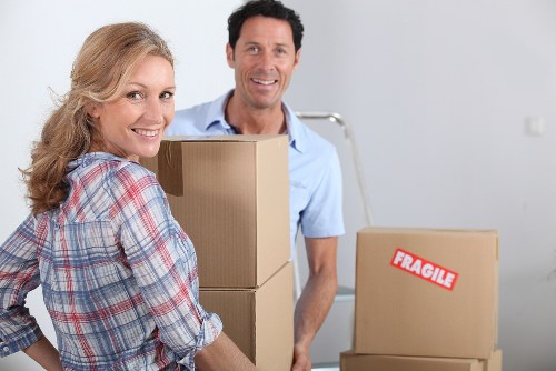 Local removals service navigating residential streets in Lambeth